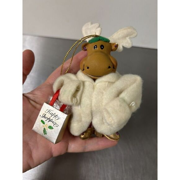 Vintage Avon Holiday Christmas Ornament - Deer Ones Series Ornament - Mrs. Reind - Picture 2 of 6
